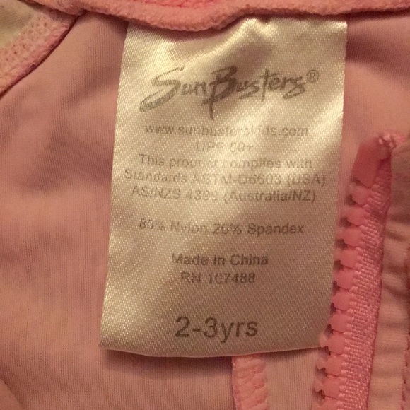 Sun busters starfish swimsuit 2-3 SPF 50+ - Picture 3 of 5